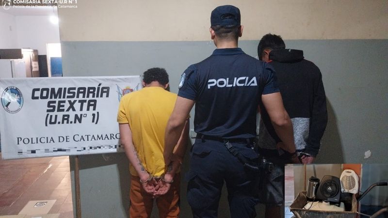 Detenidos en una Posta Sanitaria por robar distintos elementos