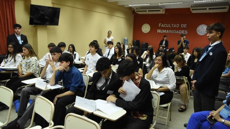 Simulación de asamblea de Naciones Unidas en La Fray