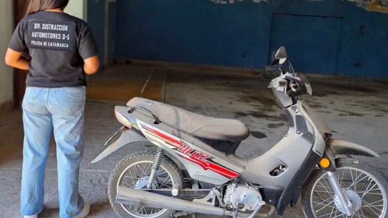 En el Corralón Municipal secuestran una moto robada