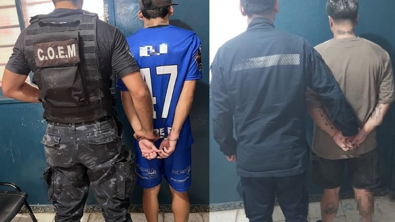 Robaron un casco y terminaron presos