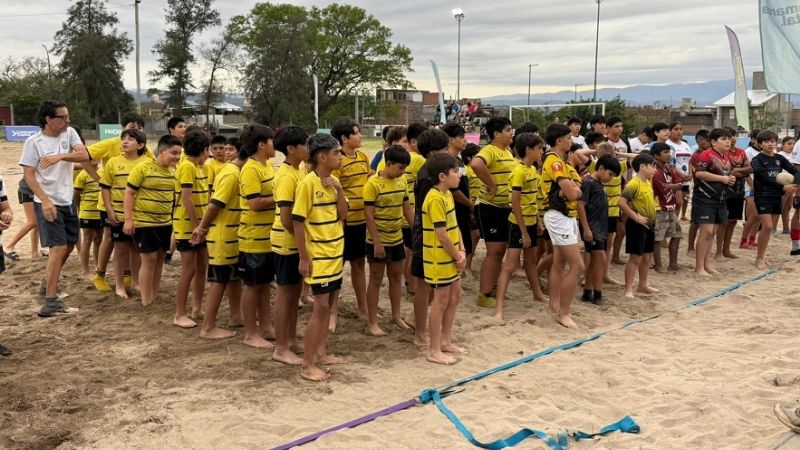 Exitosa jornada de Rugby Playa Infantil y Pre Juvenil