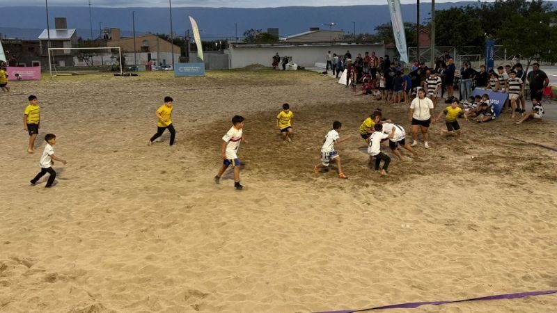 Exitosa jornada de Rugby Playa Infantil y Pre Juvenil