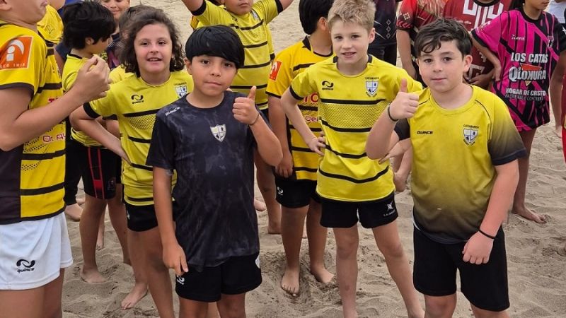 Exitosa jornada de Rugby Playa Infantil y Pre Juvenil