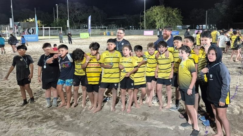 Exitosa jornada de Rugby Playa Infantil y Pre Juvenil