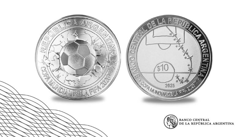Ya se agotaron las monedas conmemorativas del gol de Maradona a Inglaterra