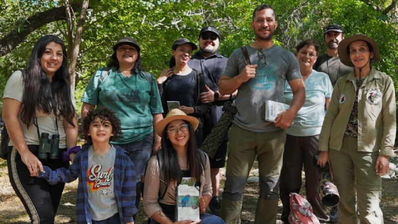 Entretenido avistaje de aves en Pueblo Perdido