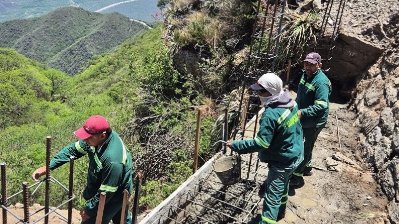 Vialidad realizó mejoras en la Cuesta del Portezuelo