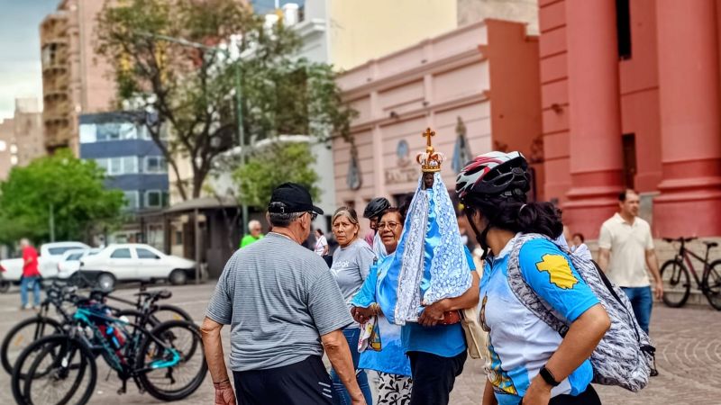 Salud instaló puestos de asistencia para peregrinos