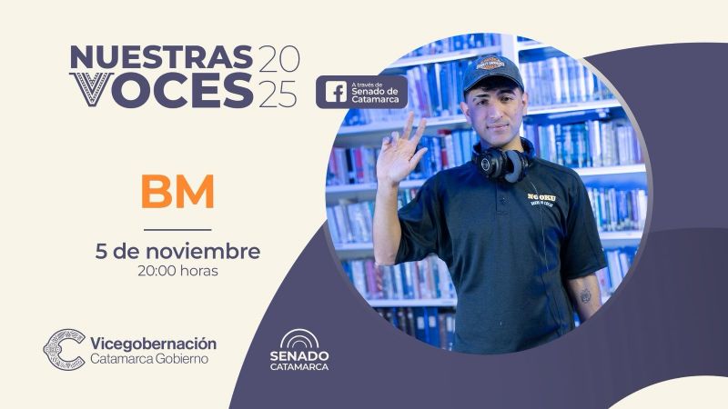 El artista urbano BM trae su música al noveno episodio de "Nuestras Voces"