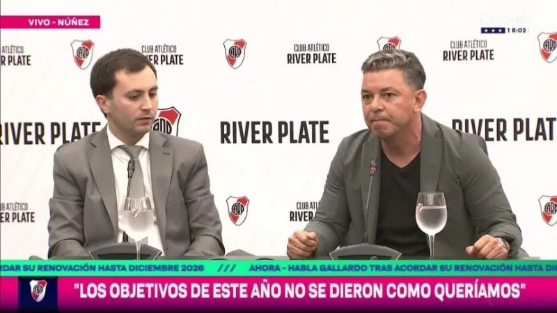 River le renovó el contrato a Gallardo
