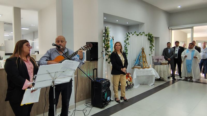 Emotiva bienvenida a la Madre del Valle en el Tribunal de Cuentas de Catamarca