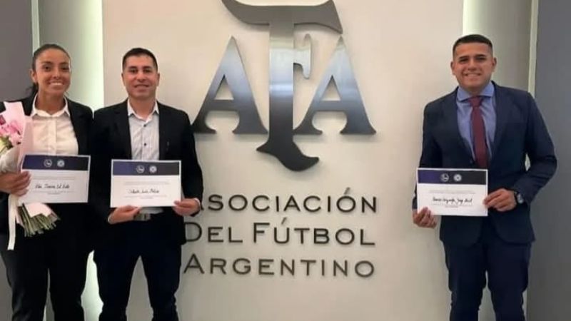 Más árbitros catamarqueños con contrato en AFA