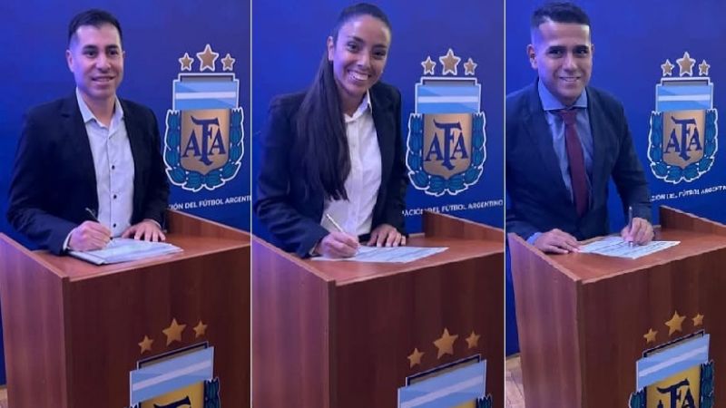 Más árbitros catamarqueños con contrato en AFA