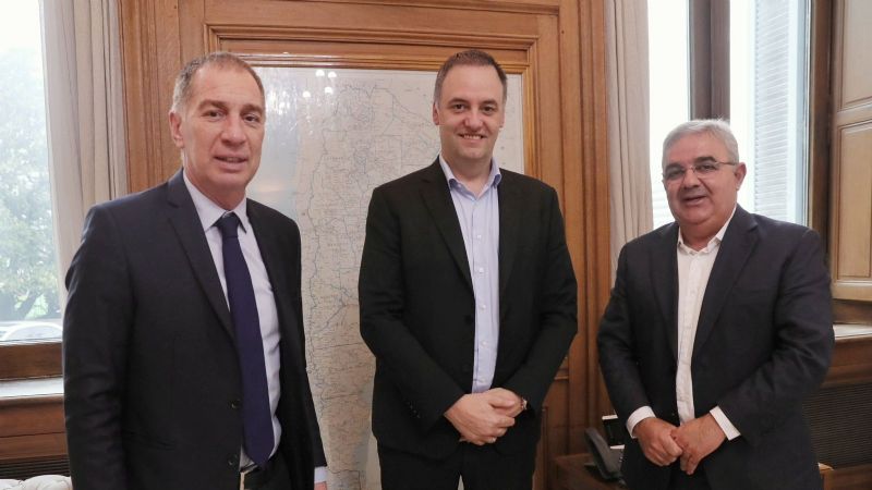 Jalil se reunió con el jefe de Gabinete y el ministro del Interior de la Nación