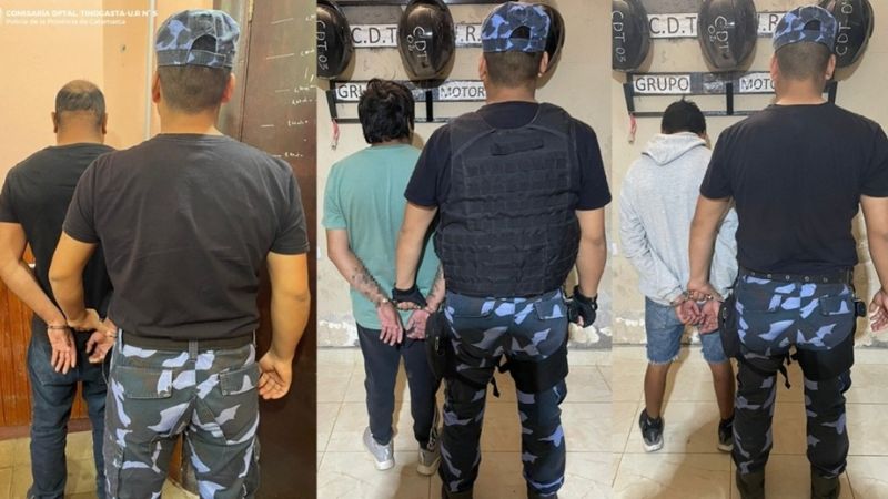 Tres personas fueron detenidas en Tinogasta