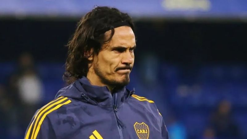 Cavani se mete entre los concentrados de Boca