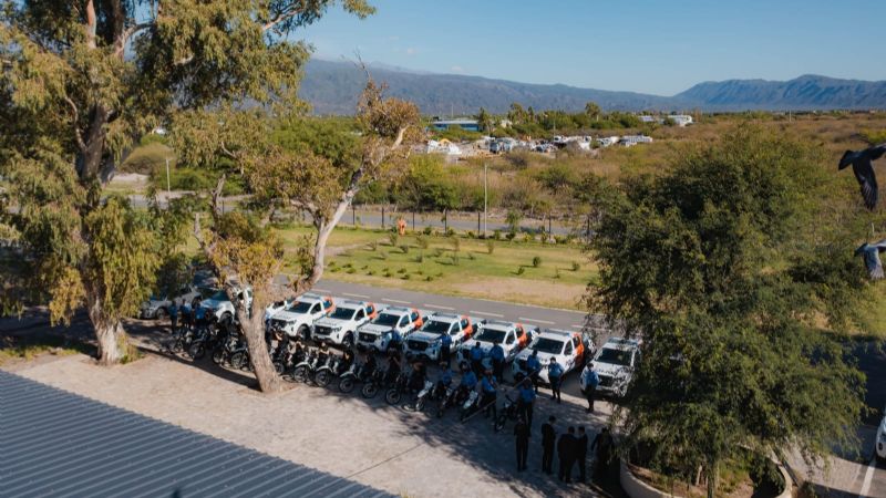 Nueva flota de vehículos para fortalecer la seguridad en Capital e interior