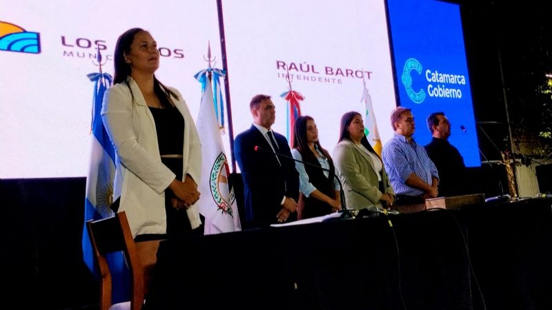 Raúl Barot asumió su segundo mandato como intendente de Los Altos