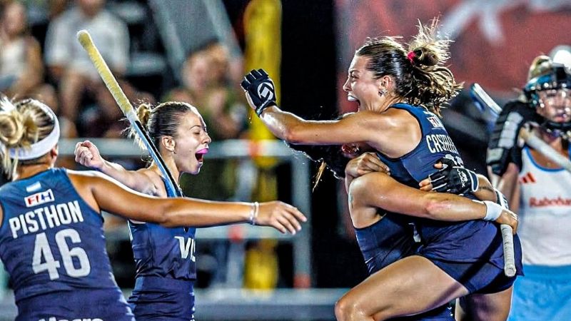 Las Leonas vencen a Alemania en Santiago del Estero