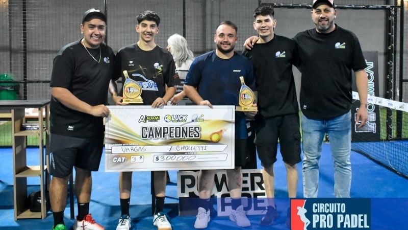 La Serna presente en el cierre del Circuito ProPádel