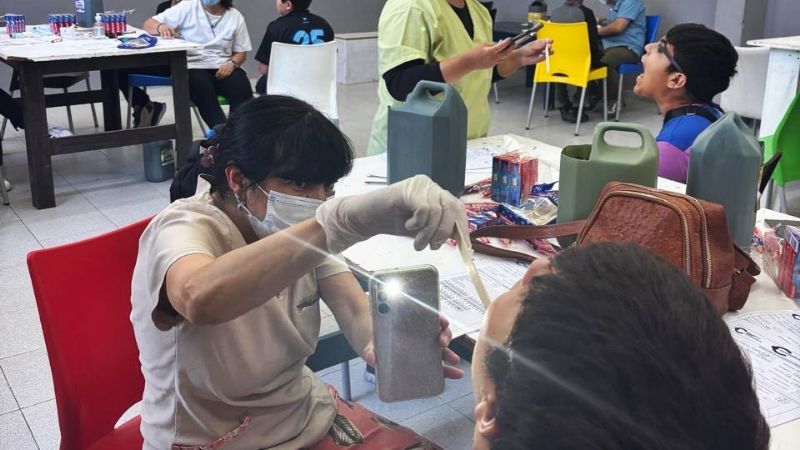 Salud bucal: se atendió a más de 800 niños de 6° año