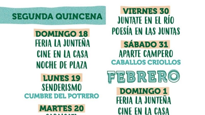 Verano en Las Juntas con mucho deporte