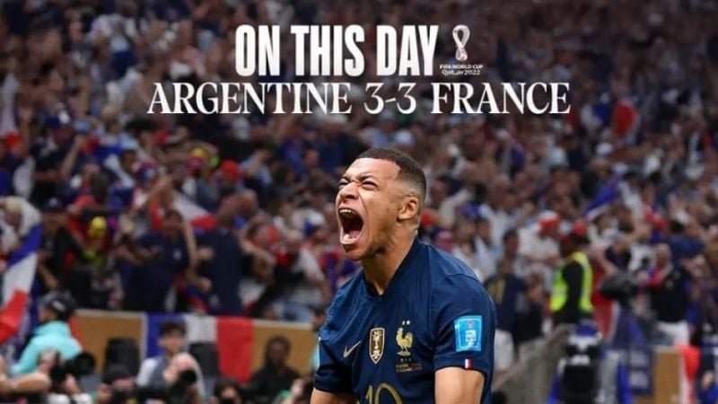 Francia se acordó hasta el 3 a 3