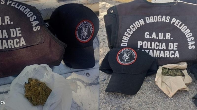 Golpe al narcomenudeo: secuestraron marihuana en Belén