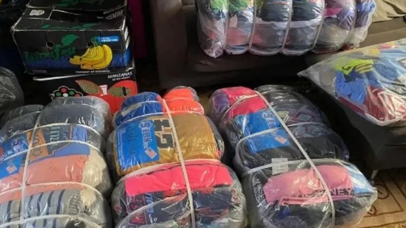Ahora la importación es de ropa usada
