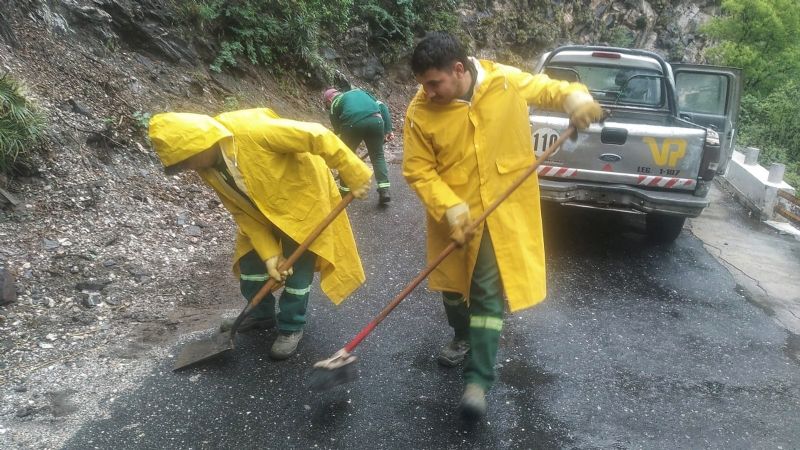 Derrumbes en la Cuesta de Los Angeles