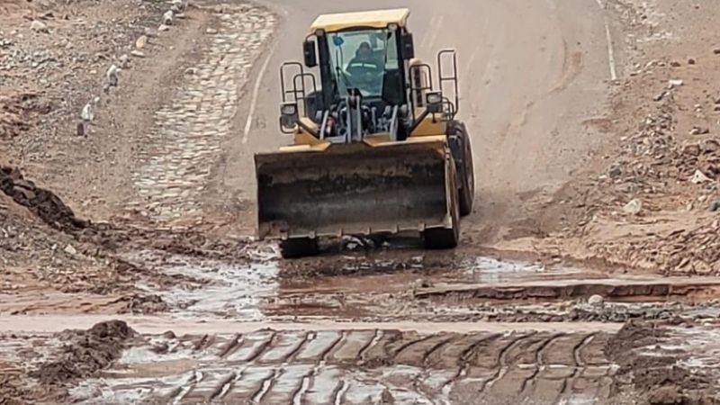 Tránsito interrumpido en Ruta Provincial N°34, por crecida de ríos y arroyos