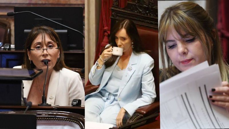 Fuerte cruce en el Senado entre Cristina López, Victoria Villarruel y Victoria Huala