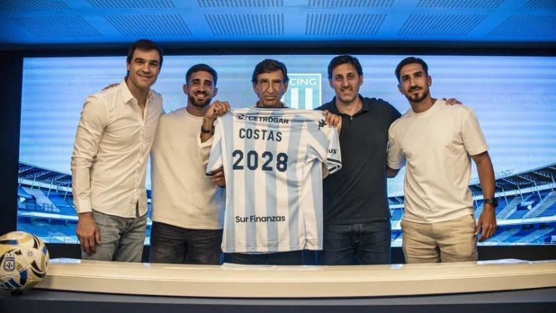 Costas le puso la firma hasta fin del 2028
