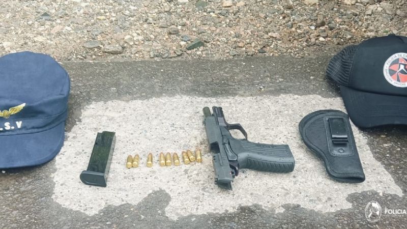 Secuestraron un arma de fuego