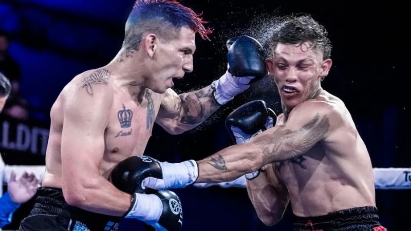 Baltazar Noria se adelantó y festejó con el "Niño Dios"