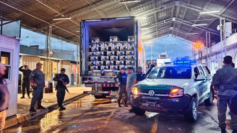 Traía bananas desde Bolivia con 50 kilos de cocaína ocultos en la carga