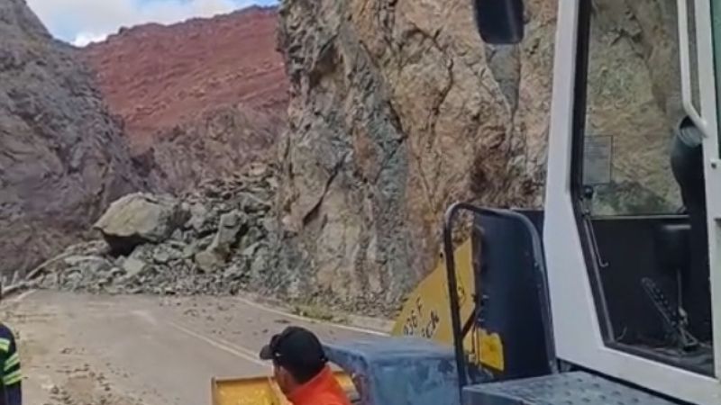 Nuevo derrumbe en RN 60, imposibilita la apertura del Paso de San Francisco