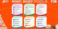 Los grupos del Mundial de Rugby Australia 2027.