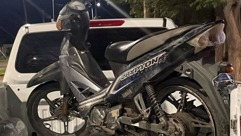 Recuperan una moto robada