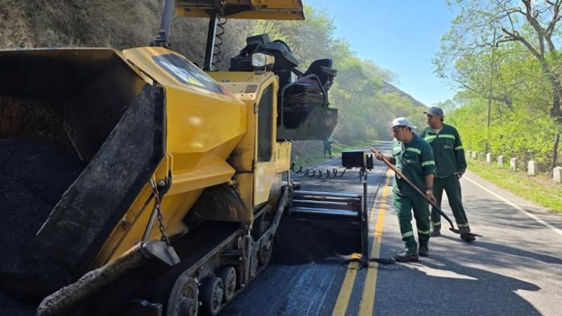 Vialidad Provincial inició la repavimentación de la Ruta Provincial Nº4