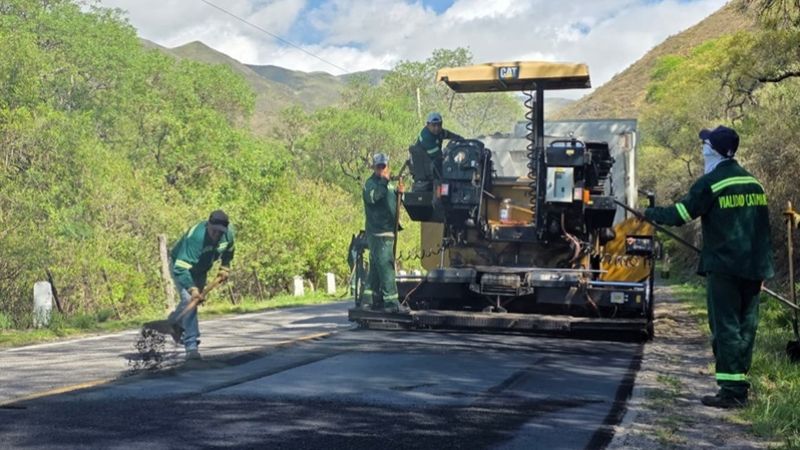 Vialidad Provincial inició la repavimentación de la Ruta Provincial Nº4