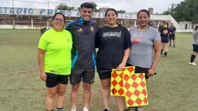 Tres mujeres de Paclín, árbitras provinciales