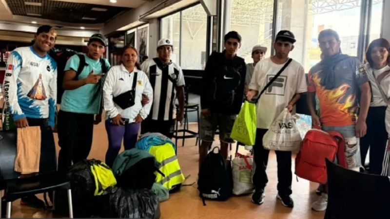 Peregrinos santiagueños quedaron varados en Catamarca y piden ayuda para pasar la noche