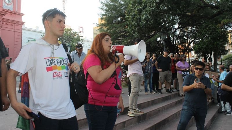 Catamarca marchó contra el discurso homofóbico y las políticas de Milei