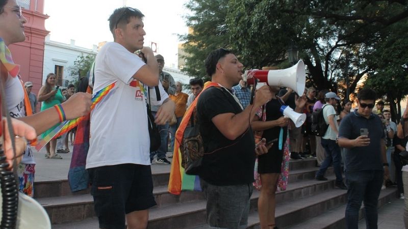 Catamarca marchó contra el discurso homofóbico y las políticas de Milei