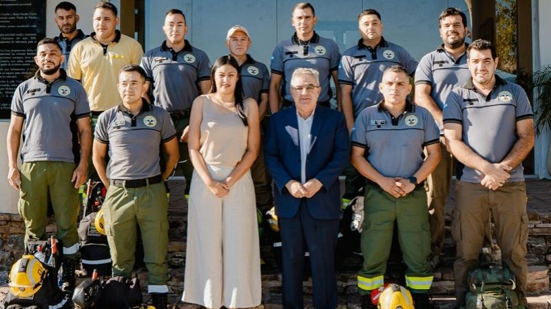 Brigadistas de Catamarca viajan al sur del país