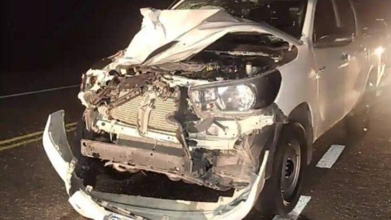 Docentes heridos en un choque