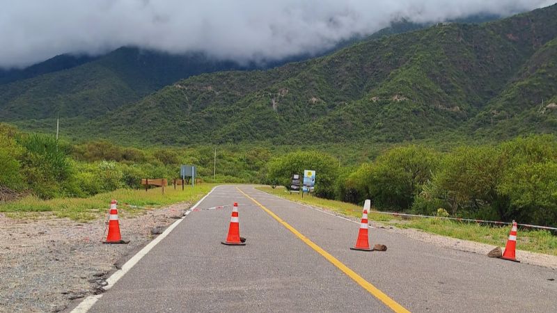 Corte total en la Cuesta del Portezuelo: Obras de reparación inician el 17 de febrero