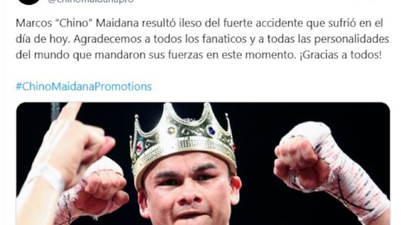 “El Chino” Maidana se recupera tras terrible acciente