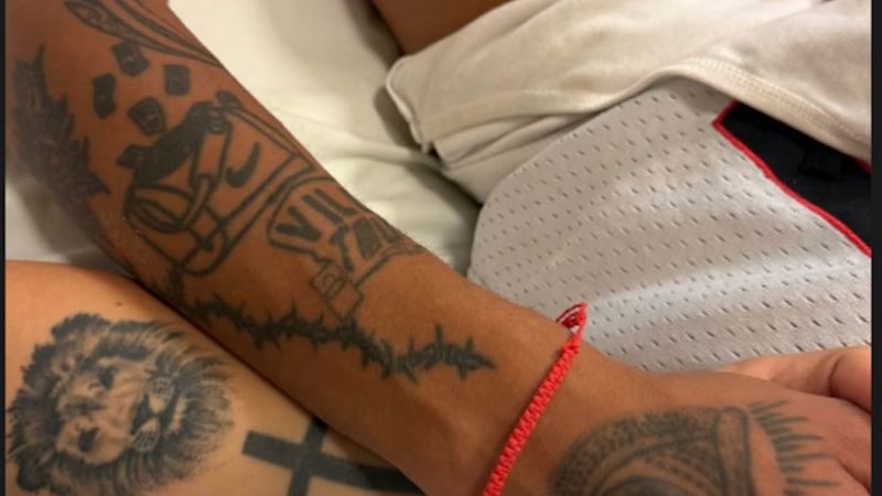 “L’gante” se fracturó, andando en cuatriciclo